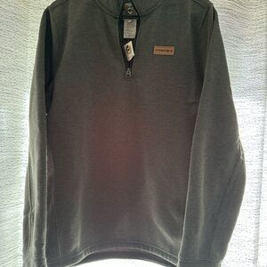 Cinch Brown Logo Patch Pullover